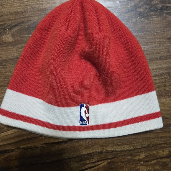 NBA Houston Rockets Red and White Knit Beanie Sock Hat - Texas - Picture 4 of 5